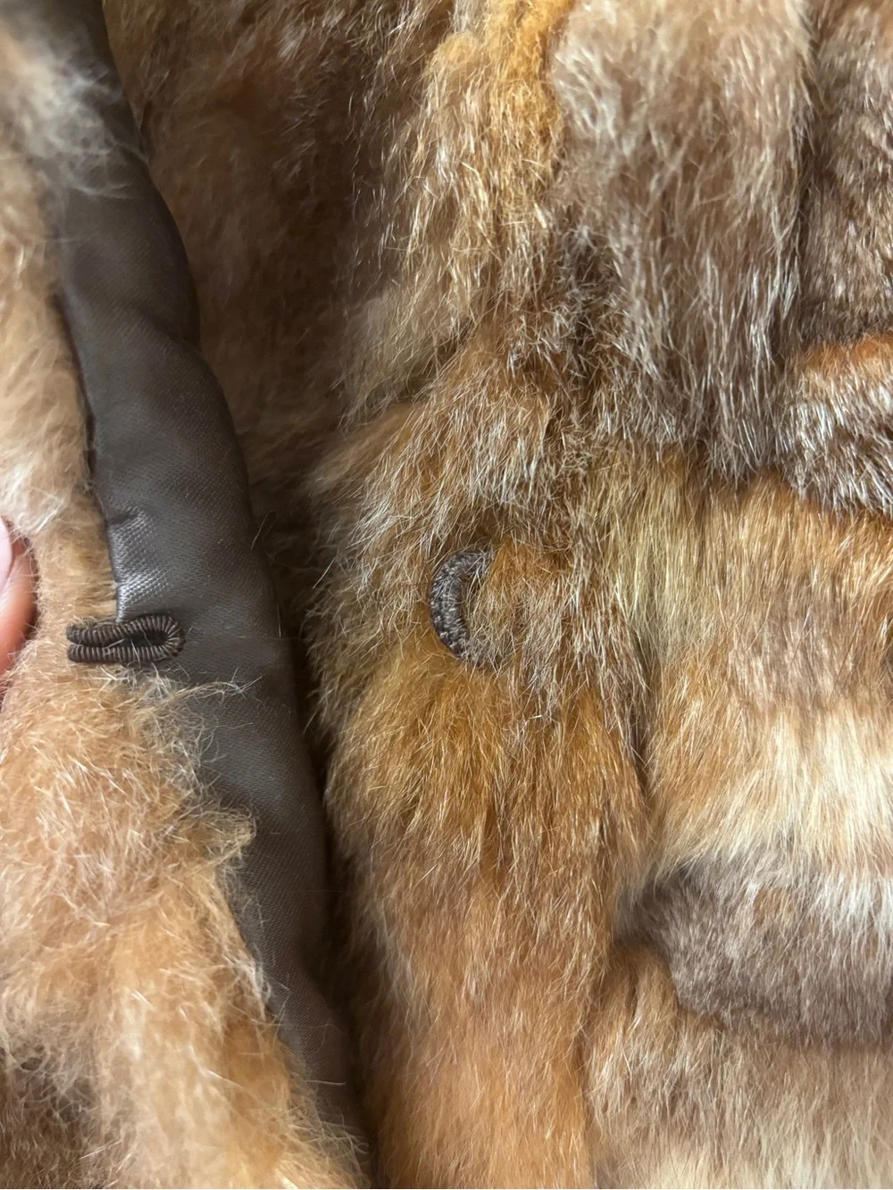 Vintage M. Solomon Sz S Patchwork Rabbit Fur Jacket Coat 70s 80s EXCELLENT!
